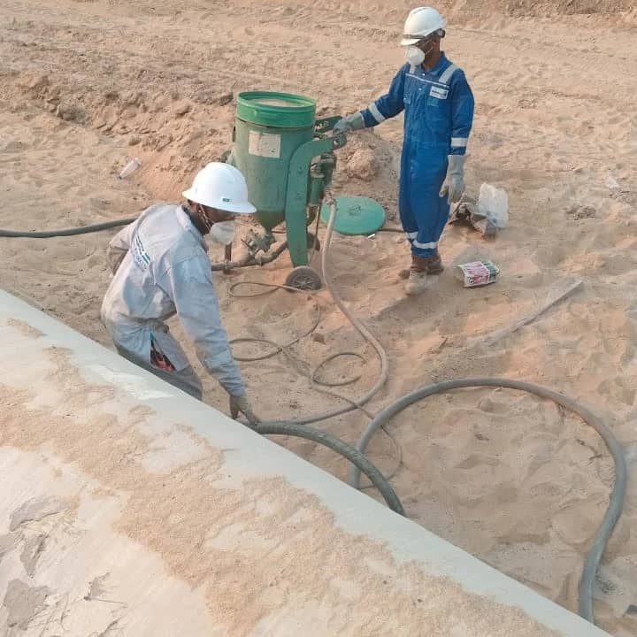 Decoating and Sand Blasting Project with Enikkom Construction Limited