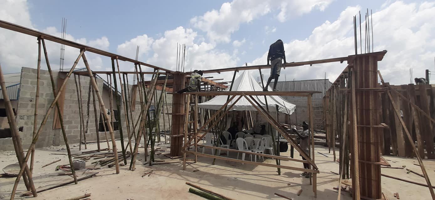 Construction of RCCG Dominion Mega Parish, Ughoton