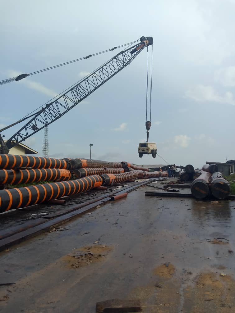 Pressure Testing & Coupling of Dredging Holes in Ogunu