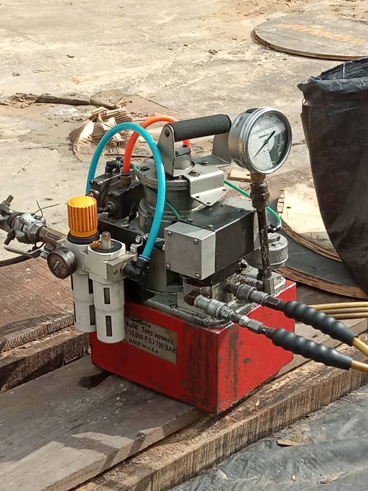 Pressure Testing & Coupling of Dredging Holes in Ogunu