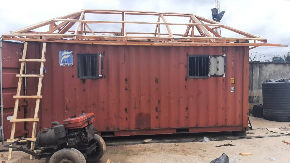 Renovation of 20ft Caravan Spill Response House