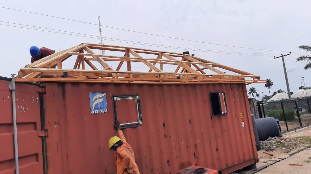 Renovation of 20ft Caravan Spill Response House