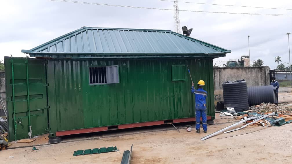 Renovation of 20ft Caravan Spill Response House