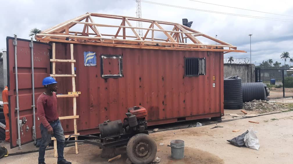 Renovation of 20ft Caravan Spill Response House