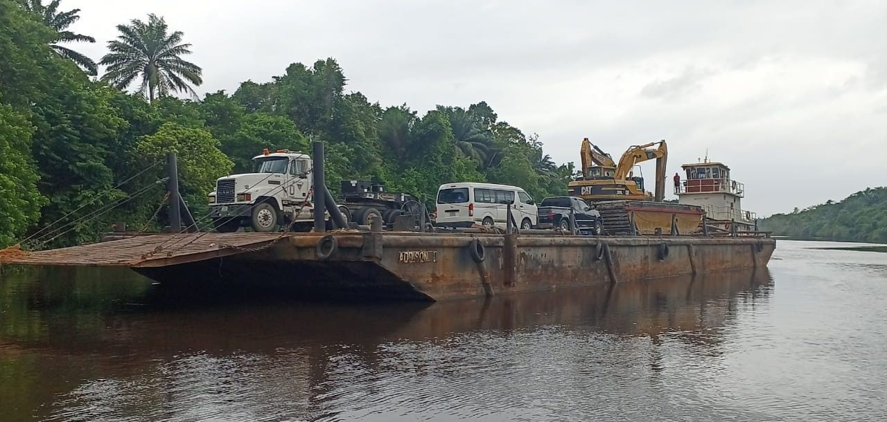 Supply of Swamp Buggy, Tugboat, Barge & Lowbed to Houston Engineering & Marine Services Ltd